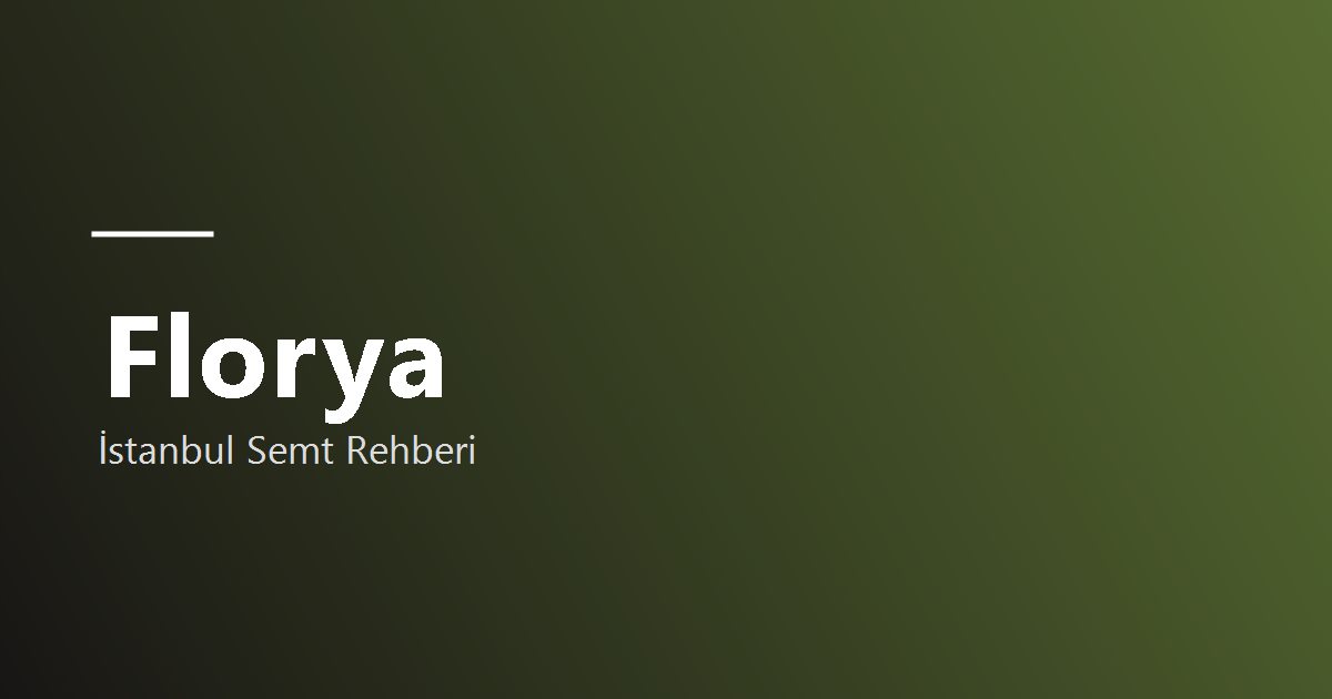 Florya semti rehber görseli