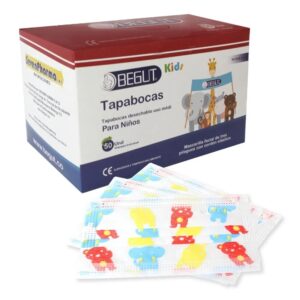 TAPABOCAS BEGUT 3 CAPAS PEDIATRICO